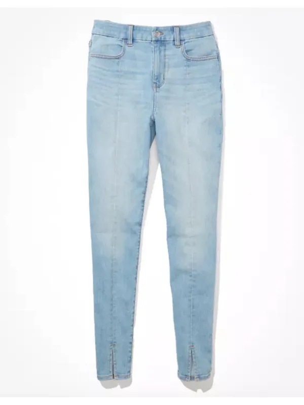 (C151) American Eagle Next Level Stretch Curvy High-Waisted Jegging Women's 4 - Image 4