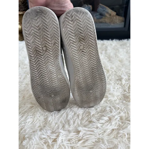 Vintage Havana Bianca Dip‎ Grey Leather Star Sneakers Womens Size 7 - Image 5