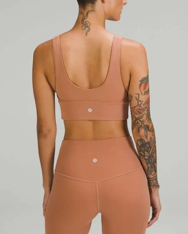 Lululemon align, dusty clay set size 4 NWOT align leggings 25 length, align bra - Image 3