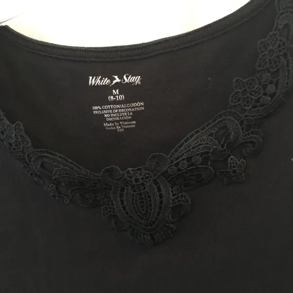 FINAL MARKDOWN Ladies white stag tank top medium - Image 3