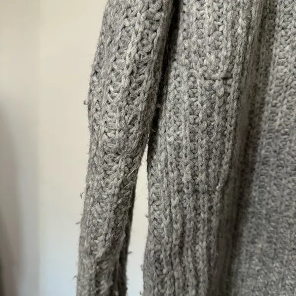 Nili Lotan Alpaca Wool Knit Grey Sweater Gray - Image 4