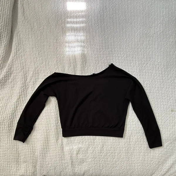 Lulus Black One-Shoulder Sweater Top - Image 3