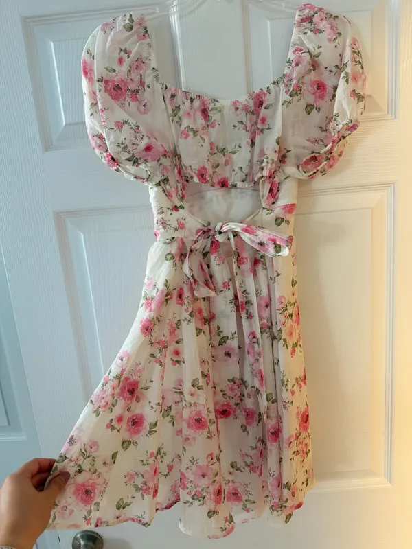 Floral dress Pink - Image 2