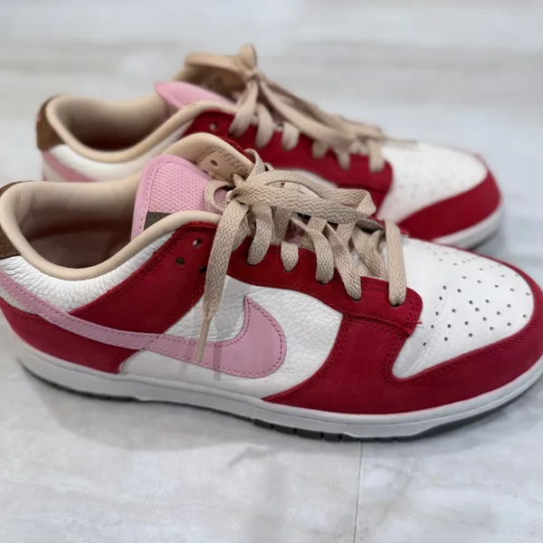 Nike Dunk Low Bacon Red Pink White FB7910-600 Womens 10.5/ Mens 9 - Image 4