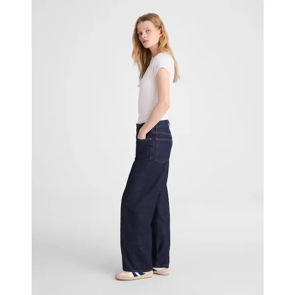 Madewell The Perfect Vintage Wide-Leg Jean in Airy Denim Rinse Wash US 27 NWT - Image 3