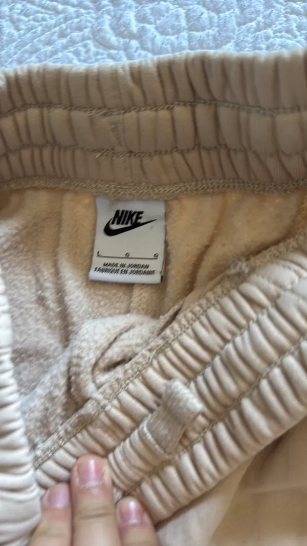 Kids Nike Sweatpants tan Size L - Image 2