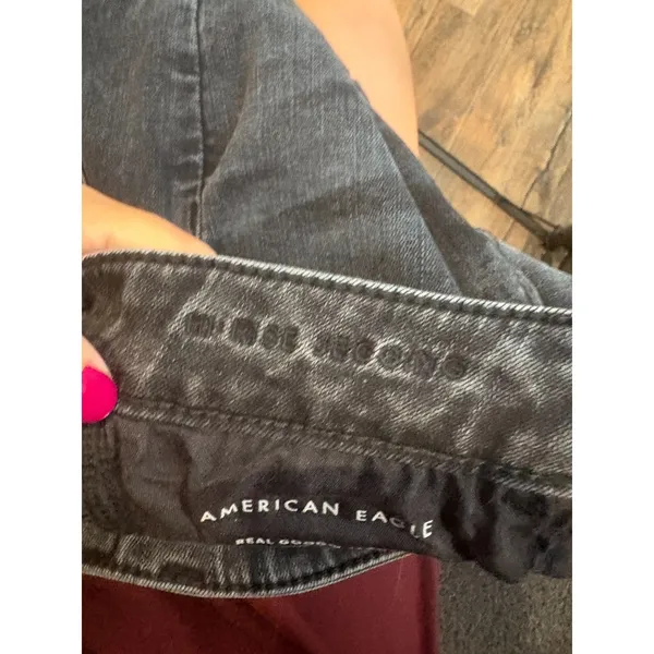 American Eagle washed black Hi-Rise Jeggings - Image 4