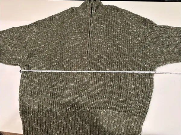 Offline by Aerie Chunky Knit 3/4 Zip Sweater Thumbhole Oversized Sweater Large - Image 8