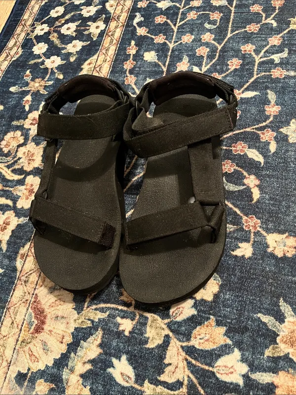 5 for $20 MIX N MATCH Black Strappy Outdoor Sandals - Image 4