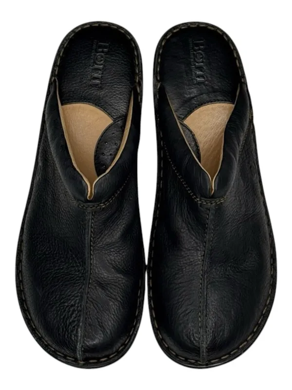 Born ★ Mount II Leather Open Back Comfort Clogs ★ Black Leather ★ 10M ★ Worn 1X - Image 12