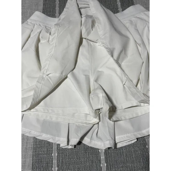 All in Motion Womens White Pleated Tennis Skort Athletic Skirt Size L PID-PR1438 - Image 3
