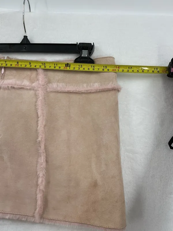 UGG Pink Trim Suede Shearling Piece 782 - Image 6