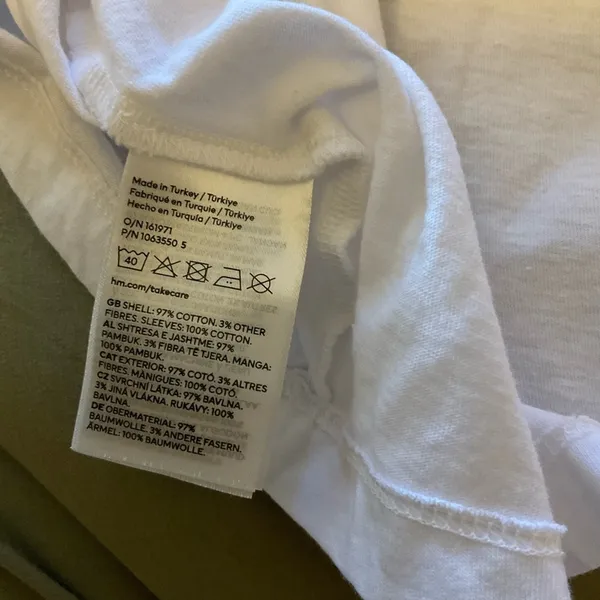 H&M white top size XSMALL - Image 6