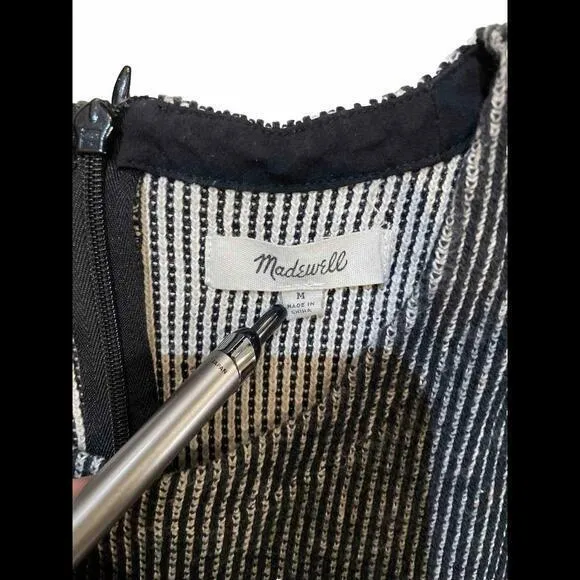 Madewell French Rib Tie Waist Sleeveless Tank Womens M‎ Gray F8390 - Image 2