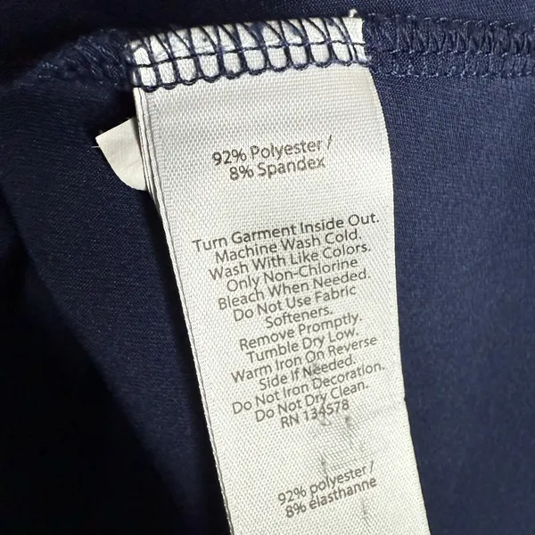 Vineyard Vines Performance Polo Shirt Size M Blue Sleeveless Tank Golf Tennis - Image 9