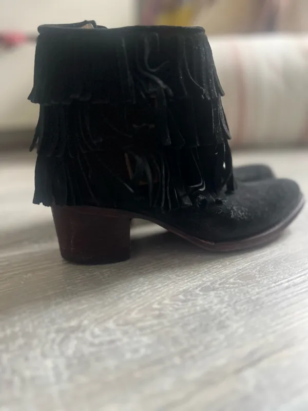 FREEBIRD by Steven Black Belle fringe Leather Boots - Image 6