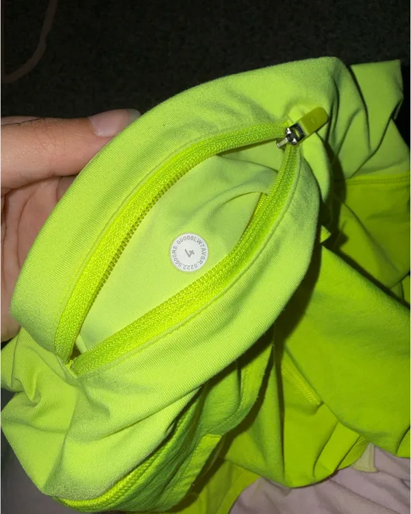 Lululemon Neon Yellow Speed Up Shorts - Image 3