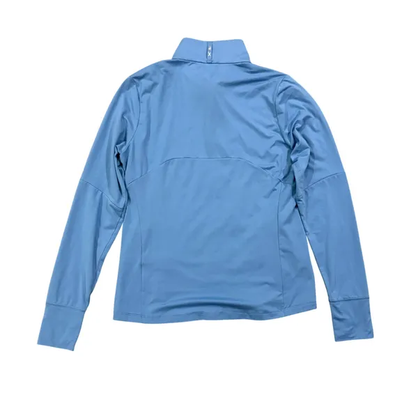 RLX Ralph Lauren Womens Blue Quarter Zip Pullover Golf Top Thumbholes M - Image 2