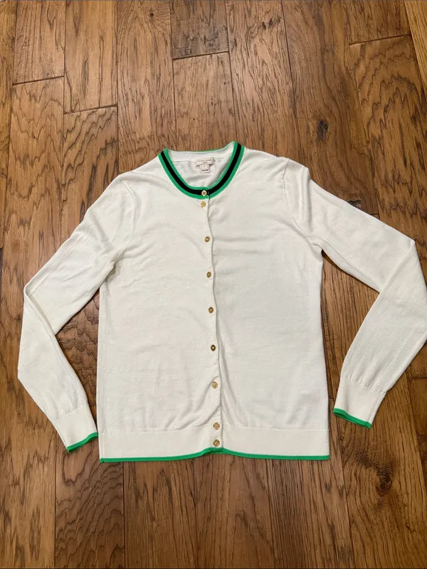 J. Crew The Caryn Cardigan Cotton lightweight sweater size S - Image 3