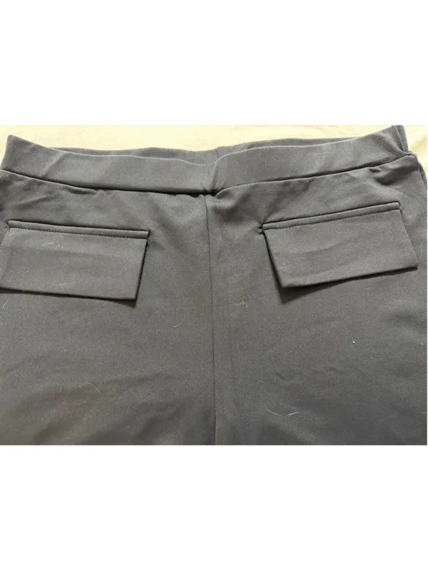 NEW High Waist Front Pocket Pull On Career Dress Pants M - Image 3