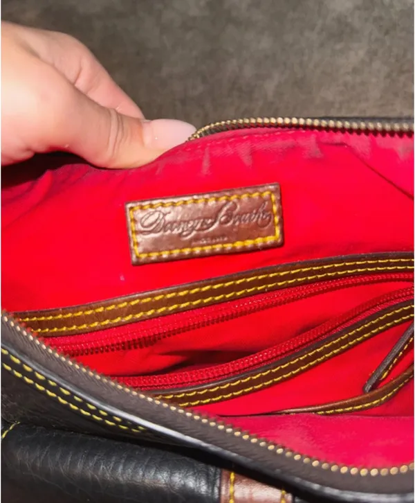 Dooney & Bourke Bag Leather Shoulder - Image 8