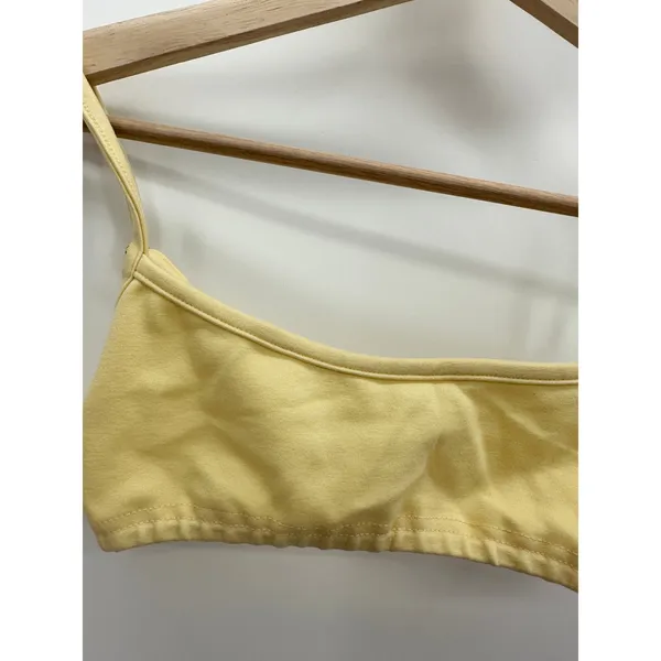 Danielle‎ Bernstein WeWoreWhat Yellow Bralette Womens Size XS Scoop Neck FG8 - Image 4