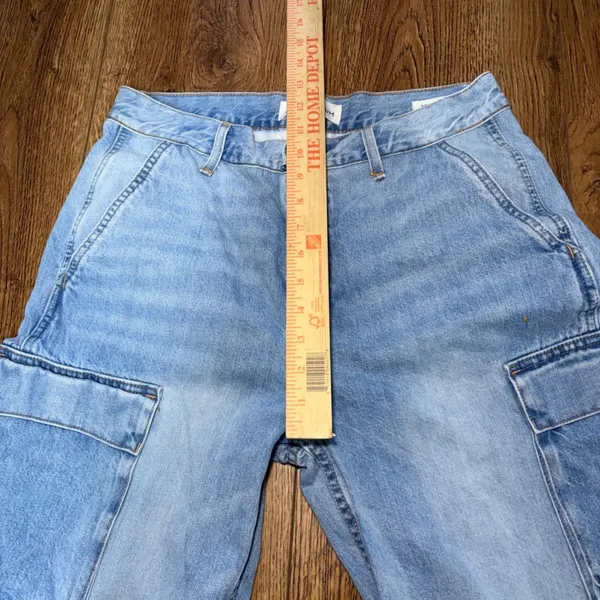 Denim Forum Aritzia The '90s Millie Hi-Rise Cargo Jeans Size‎ 29 Baggy Capsule - Image 8