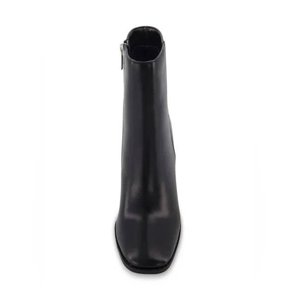 Cushionare Chic Black Heeled Ankle Boots - Image 4