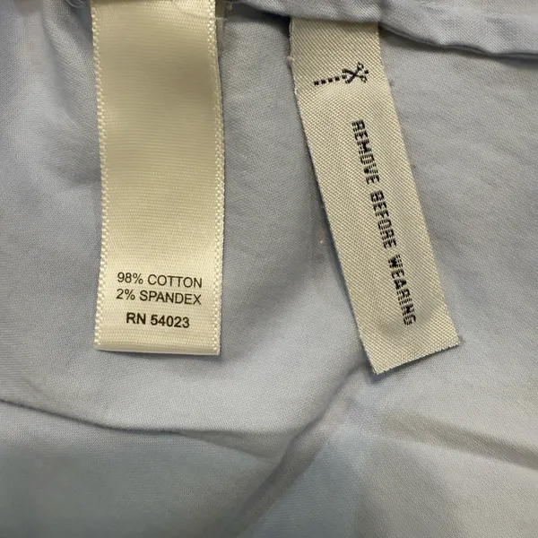Banana Republic button up shirt. Baby blue. Size S - Image 9