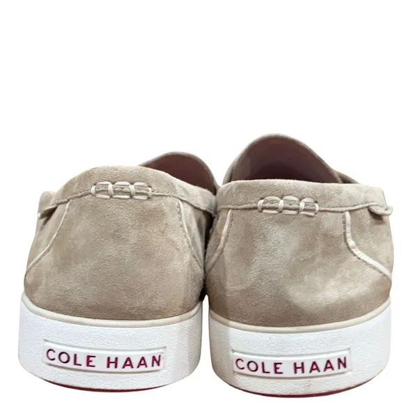 Cole‎ Haan Nantucket 2.0 Penny Loafers Womens 10.5 Beige Suede Light Academia - Image 10