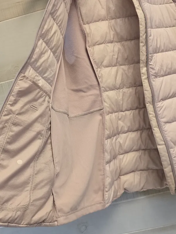 {8} Lululemon Down For It All Puffer Vest Porcelain Pink - Image 14