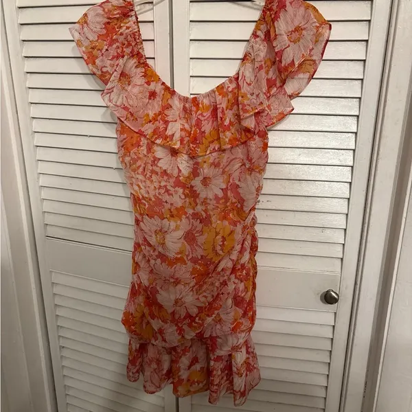 HELLO MOLLY FLOWERS ON MY MIND DRESS PINK small - Image 4