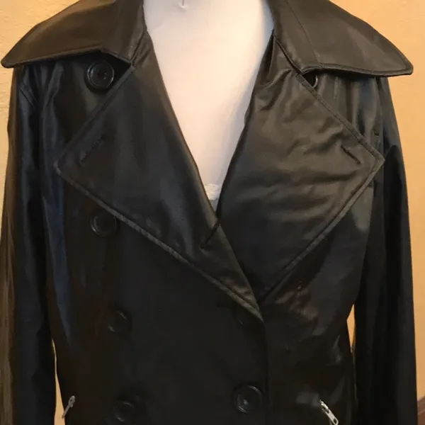 Pleather jacket Black Size L - Image 2
