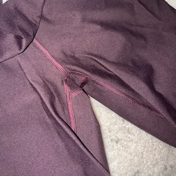 Lululemon In Focus Run Tight Size 10 Plum‎ Shadow PSHW Reflective Details - Image 6