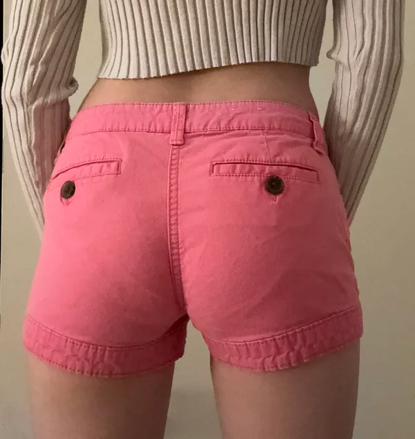 y2k pink low rise shorts from 2000’s Size 25 - Image 2