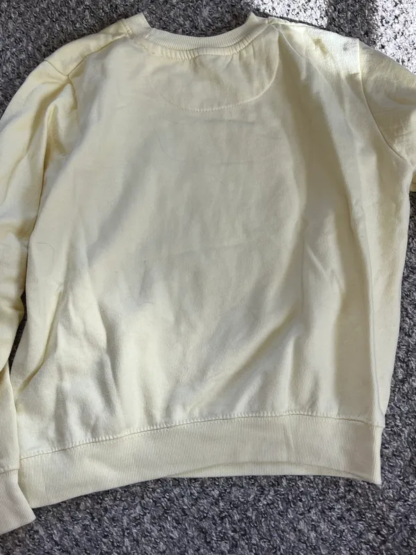 Crew Neck Sweatshirt Yellow Size M - Image 2