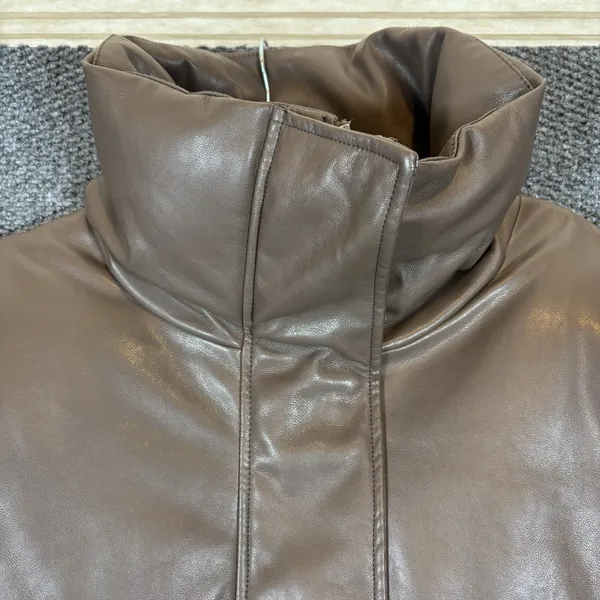 NWT Pistola Donovan‎ Puffer Jacket in Espresso Cropped Jacket Size XL MSRP $248 - Image 2