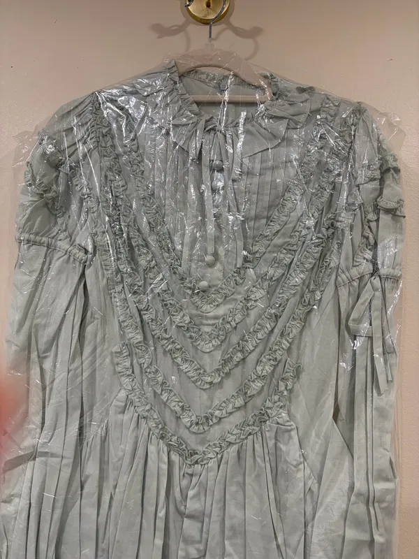 NEW LaceMade 100% Cotton Forest Whisper Dress Size S - Image 8