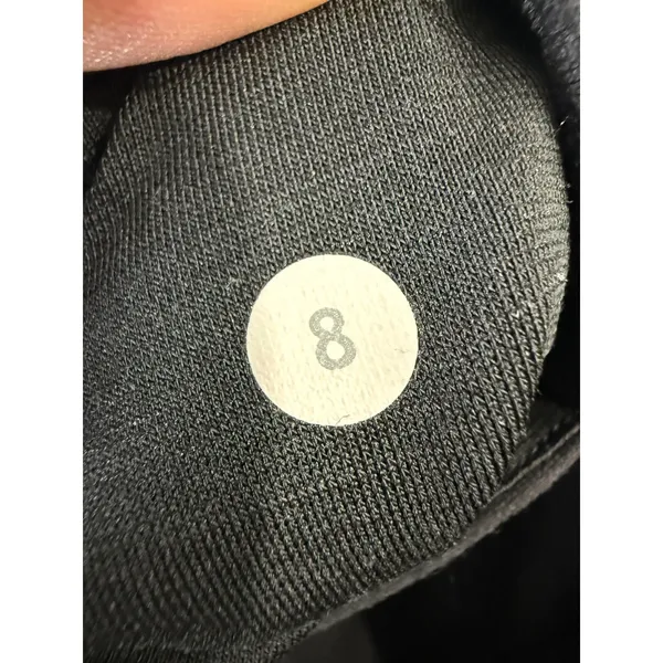 Lululemon Wunder Under Crop Black Yoga Leggings Womens 8 Mid Rise Activewear - Image 4