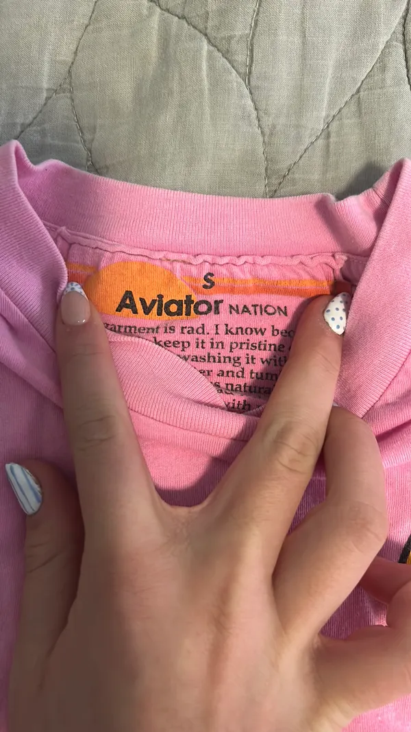 Aviator Nation Smiley Tee Boyfriend - Image 5