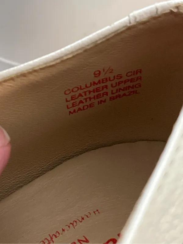 Marc Joseph Columbus Circle Derby White 9.5 - Image 2