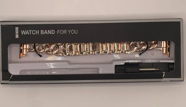 Apple Watch compatible rose gold color strap NIB, 38/40/41mm - Image 2