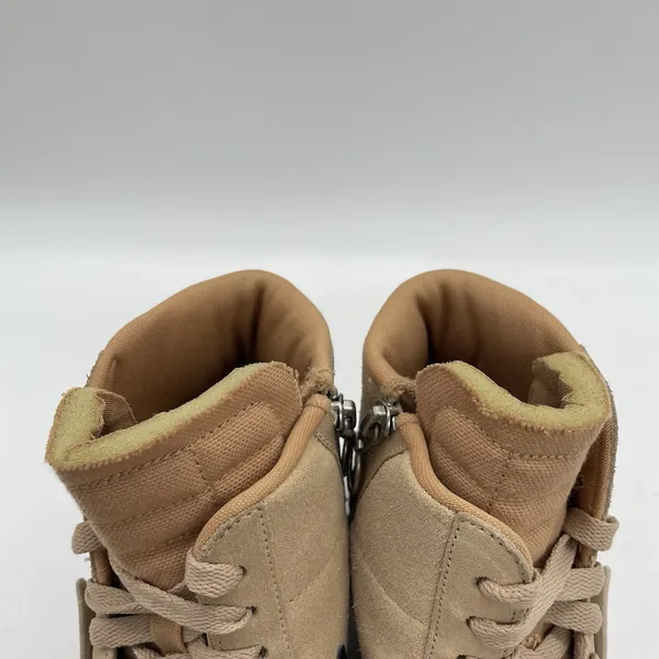 Nike Womens 7 Shoes Shoes Blazer Mid Rebel XX Bio‎ Beige Suede Sneakers Side Zip - Image 14