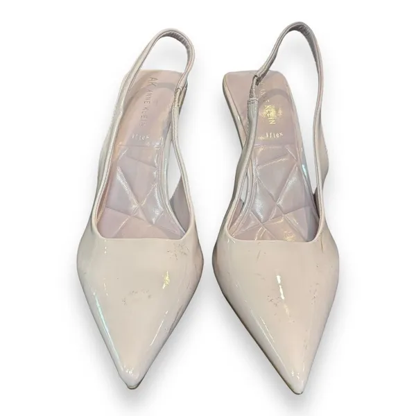 AK Anne Klein Womens lavender Indiana Pointed Toe Slingback Heels‎ Size 5M - Image 2