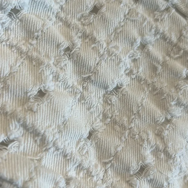 Lulus white cropped shirt - Image 3