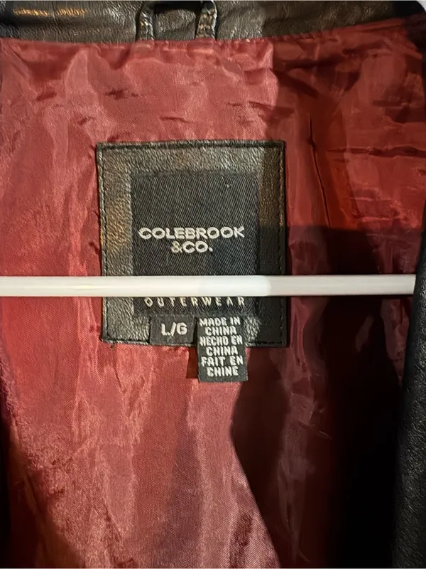 Colebrook & Co Women’s Lined Leather Jacket | Size: Large - Image 4