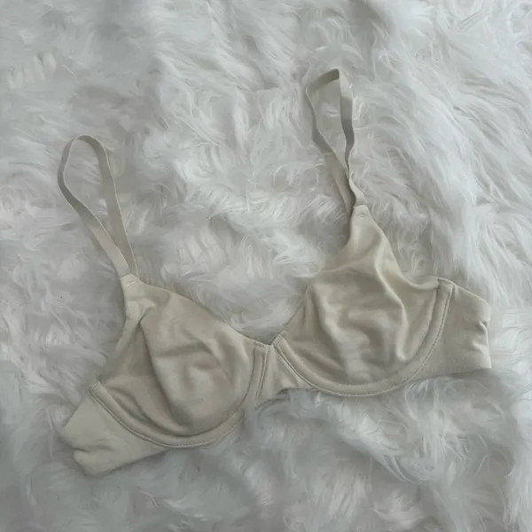 Skims Cotton Jersey T-shirt Bra Bone Size 30A - Image 3
