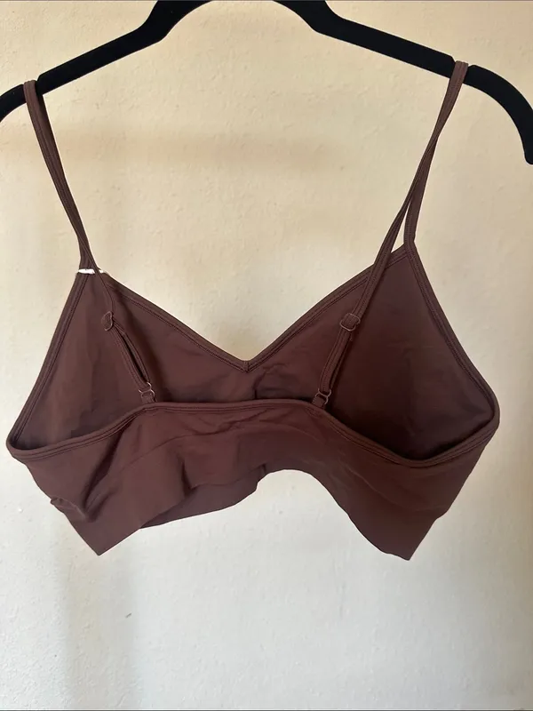 SKIMS Soft Smoothing Seamless Bralette Cocoa Brown BR-BRA-0183 Womens‎ Size 2X - Image 4