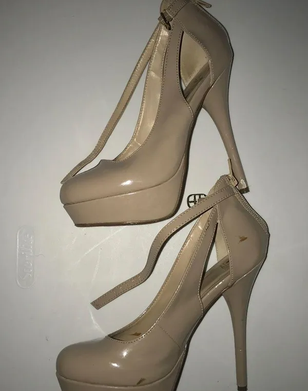 Diva nude heels sz 7 - Image 7