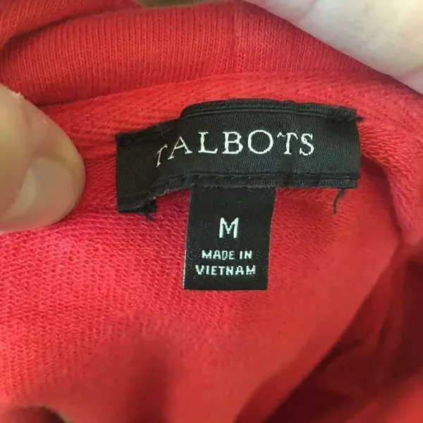 Talbots fitted kangaroo pocket hooded sweatshirt - Image 3